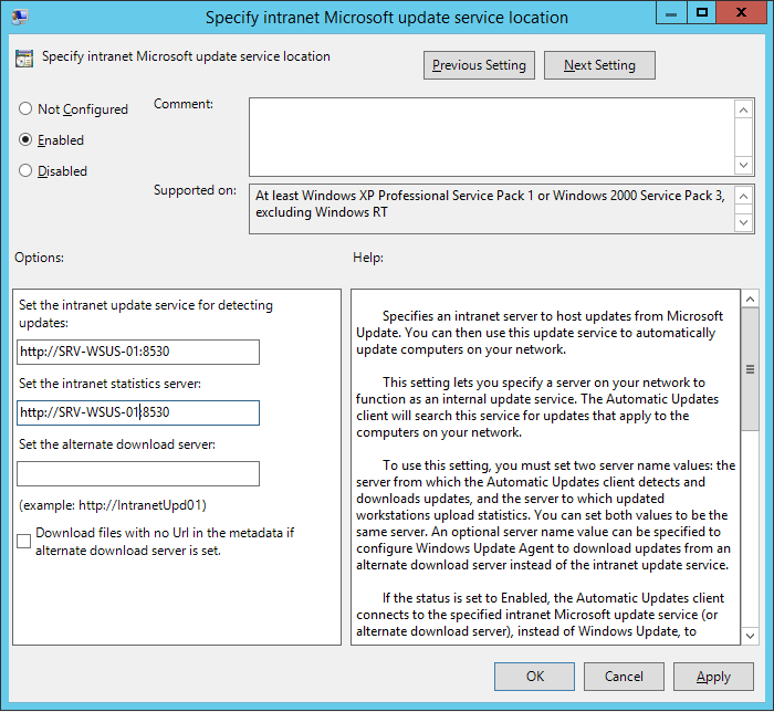 określenie adresu IP serwera