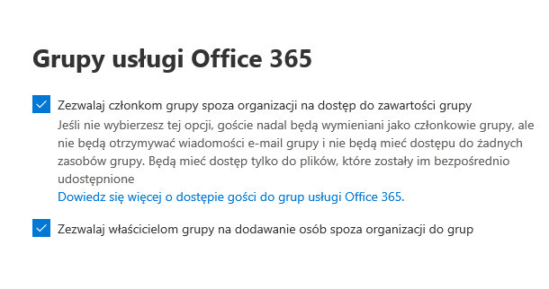 Poziom Grup Office365