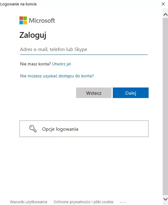 microsoft login
